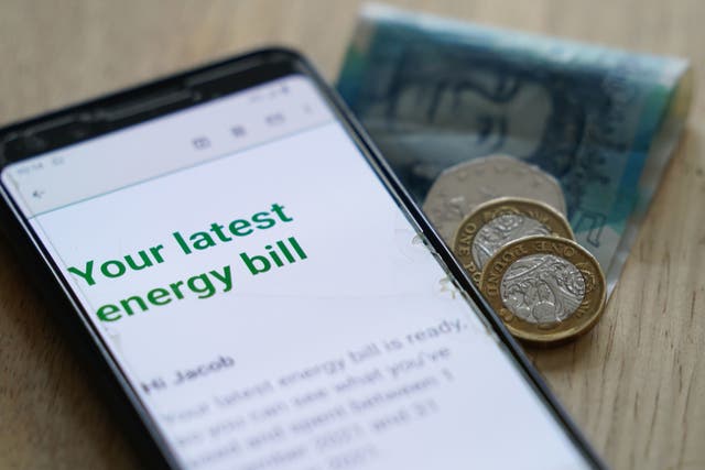 <p>A £94 increase to the average household energy bill comes into effect on 1 January </p>