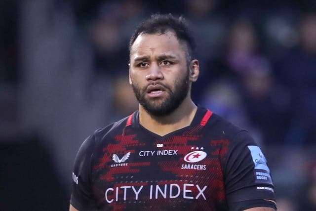 Billy Vunipola was sent off in Saracens’ Champions Cup clash against the Bulls (Ben Whitley/PA)
