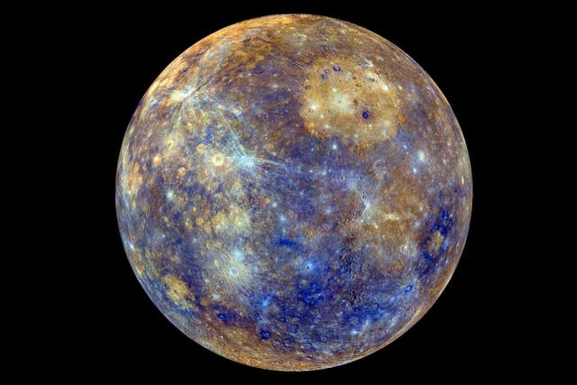 <p>Colorful view of Mercury</p>