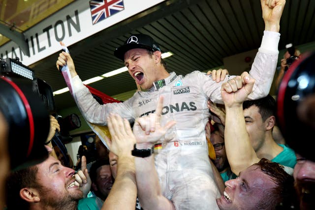 Nico Rosberg walked away from the sport having celebrated winning the Formula One title in Abu Dhabi (David Davies/PA)