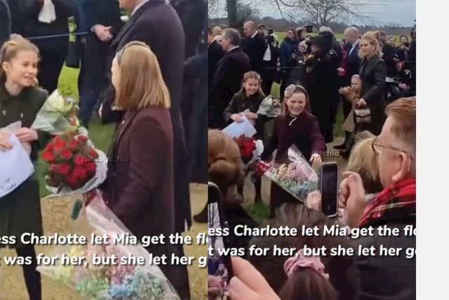 <p>Fans applaud Princess Charlotte’s sweet moment with cousin Mia Tindall</p>