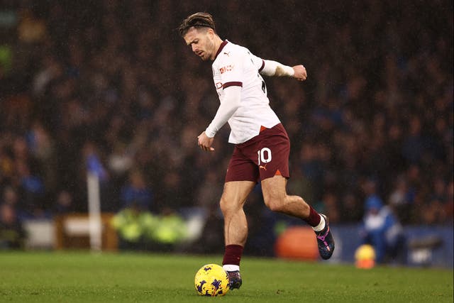 <p>Jack Grealish starred in his team’s 3-1 victory over Everton on Wednesday </p>