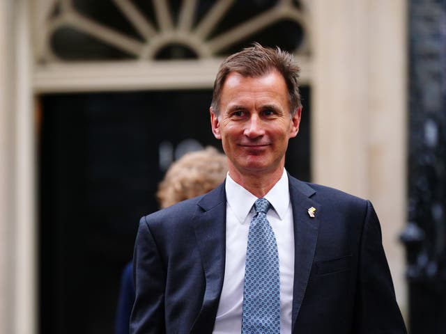 <p>Chancellor of the Exchequer Jeremy Hunt</p>
