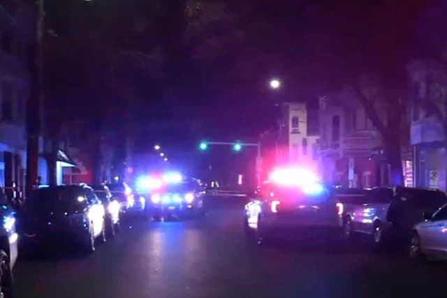 <p>Police in Allentown, Pennsylvania investigate a shooting that left a child and a woman dead</p>