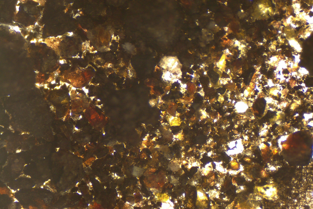 <p>Chang’E 5 lunar soil particles under the microscope</p>